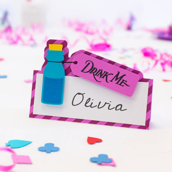 Alice in Wonderland Place Cards / Buffet Labels