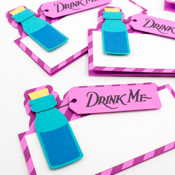 Alice in Wonderland Place Cards / Buffet Labels