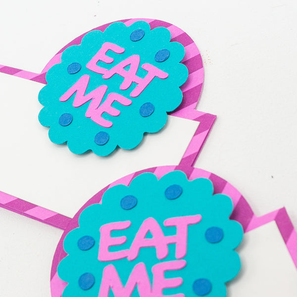 Alice in Wonderland Place Cards / Buffet Labels