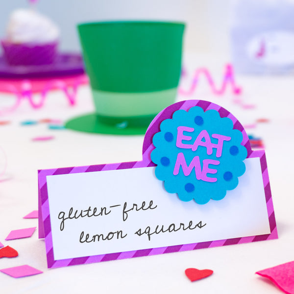 Alice in Wonderland Place Cards / Buffet Labels