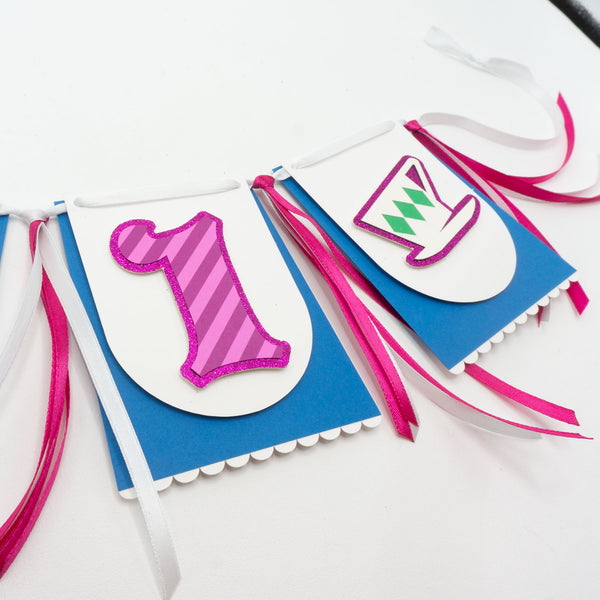 Alice in Wonderland High Chair Banner