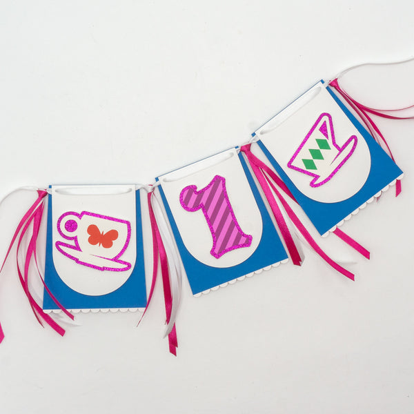 Alice in Wonderland High Chair Banner