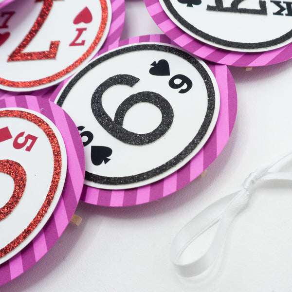 Alice in Wonderland First Year Photo Banner
