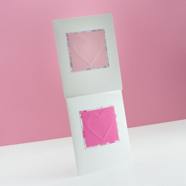 Embossed Heart Notecards