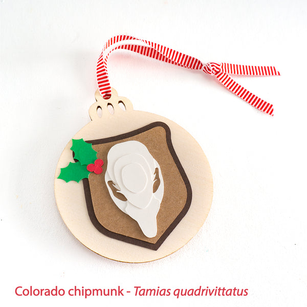Mammal Skull Christmas Ornaments