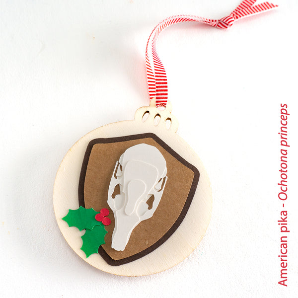 Mammal Skull Christmas Ornaments