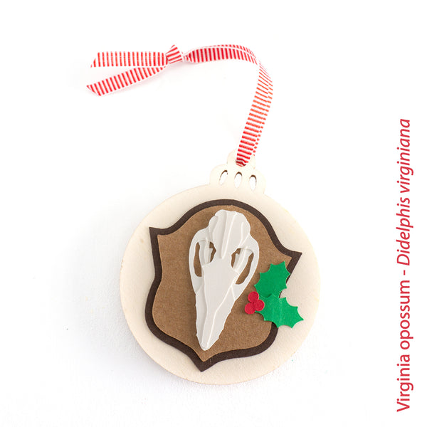 Mammal Skull Christmas Ornaments