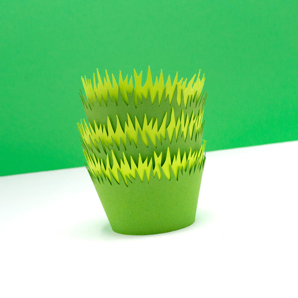 Green Grass Cupcake Wrappers