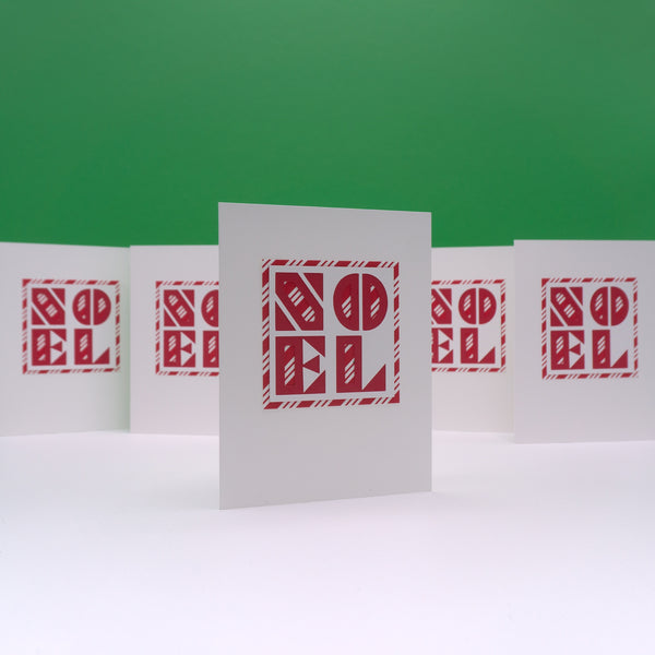 Peppermint Candy Noel Christmas Cards