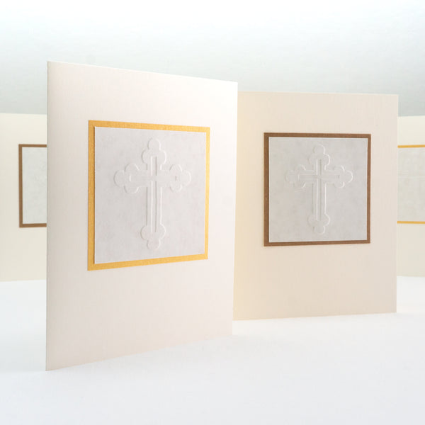 Embossed Cross Notecards