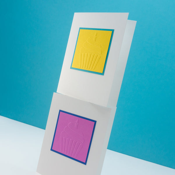 Embossed Cupcake Notecards