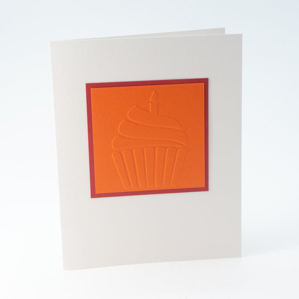 Embossed Cupcake Notecards