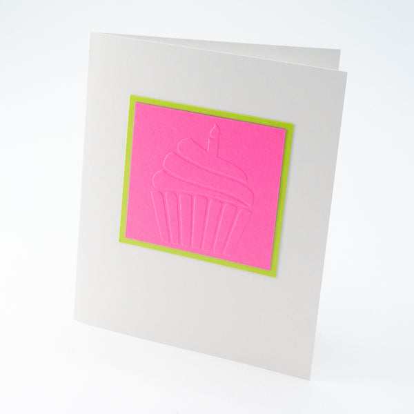 Embossed Cupcake Notecards