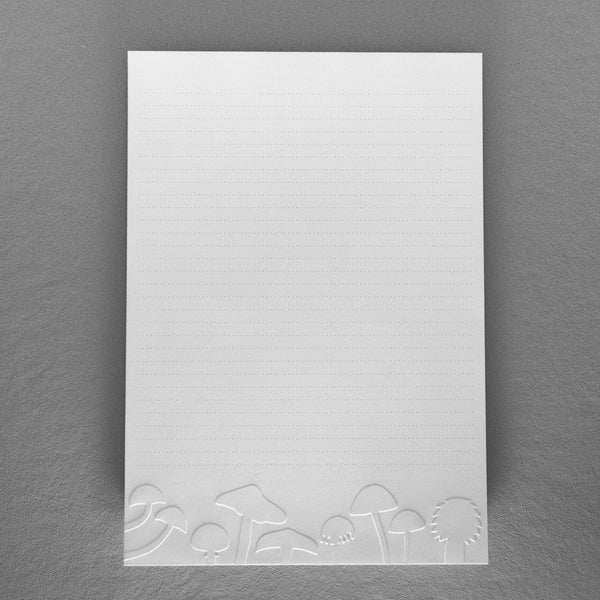 Embossed Mushrooms Stationery