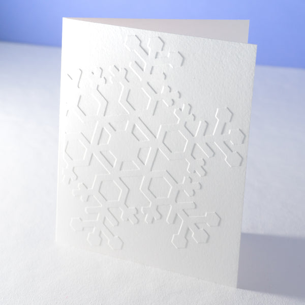 Embossed Snowflake Notecards