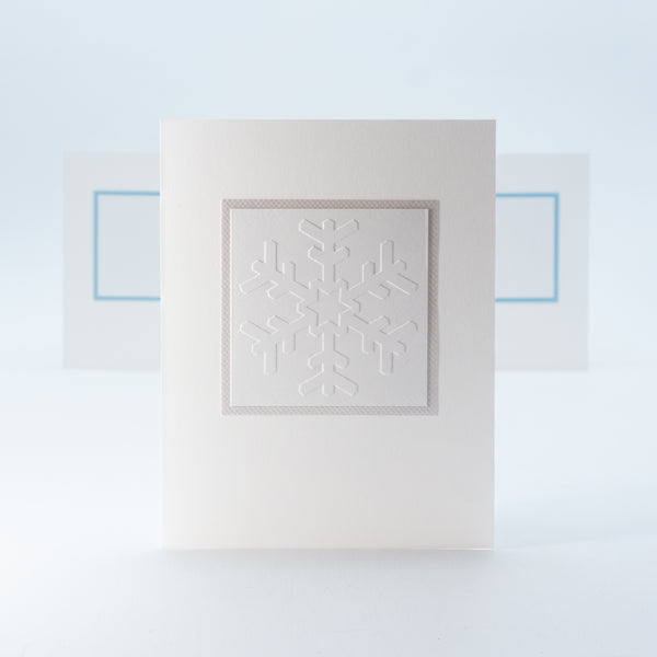 Embossed Snowflake Notecards
