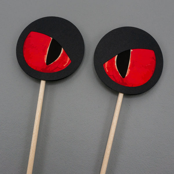 Spooky Animal Eyeball Cake Topper