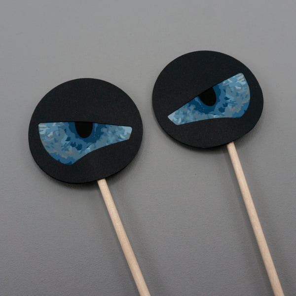 Spooky Animal Eyeball Cake Topper
