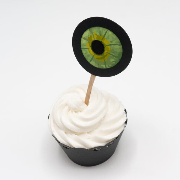 Spooky Animal Eyeball Cupcake Toppers