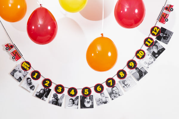 Firefighter First Year Photo Banner