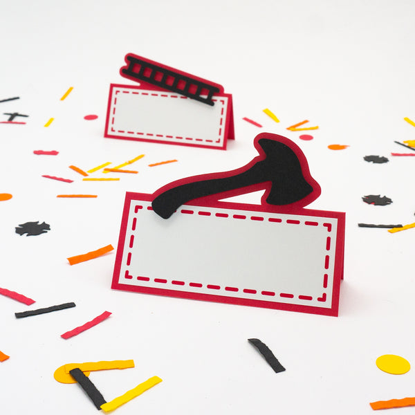 Firefighter Buffet Labels / Place Cards