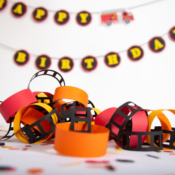 Firefighter Paper Chain