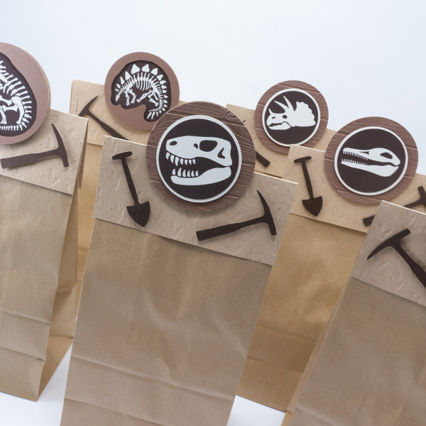 Old-timey Fossil Dig Goodie Bags
