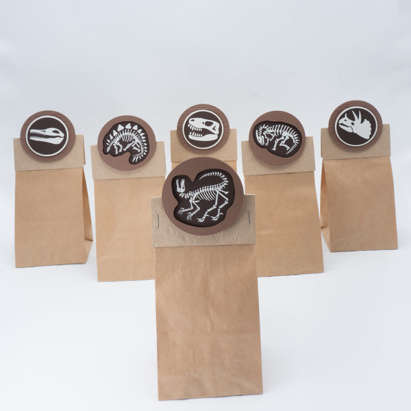 Old-timey Fossil Dig Goodie Bags