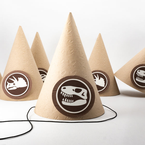 Old-timey Fossil Dig Party Hats