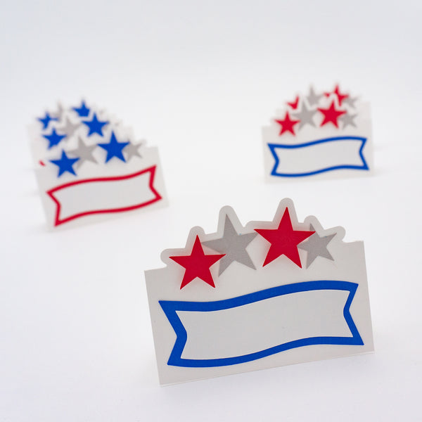 Patriotic Buffet Labels / Place Cards
