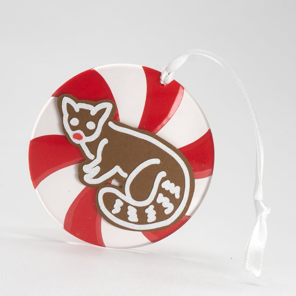 Gingerbread Cookie Mammal Ornaments