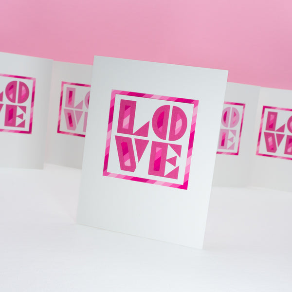 Pink Love Notecards