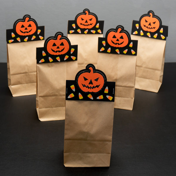 Halloween Jack-O-Lantern Goodie Bags