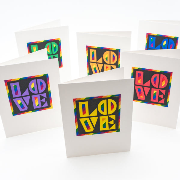 Rainbow Love Notecards