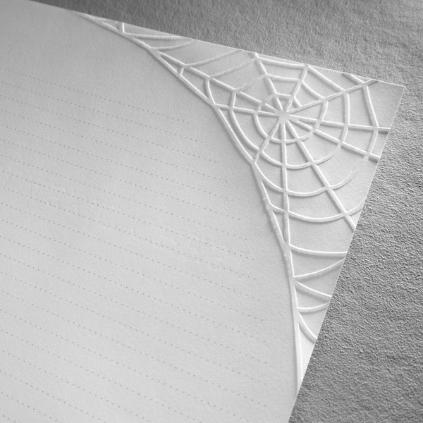 Embossed Spiderweb Stationery