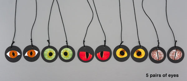 Spooky Animal Eyeball Pendants