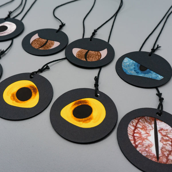 Spooky Animal Eyeball Pendants