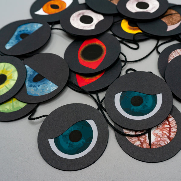 Spooky Animal Eyeball Garland