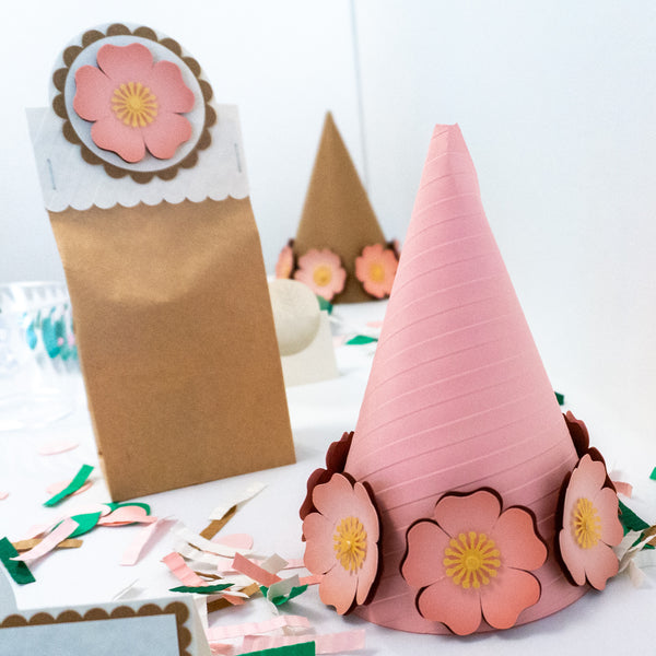 Wild Rose Party Hats