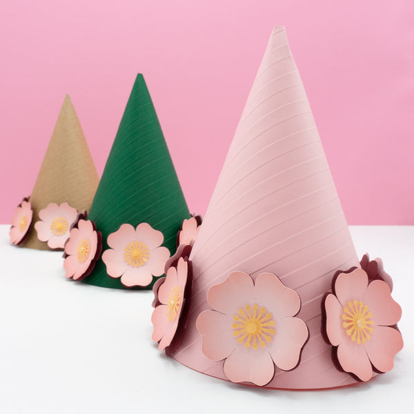 Wild Rose Party Hats