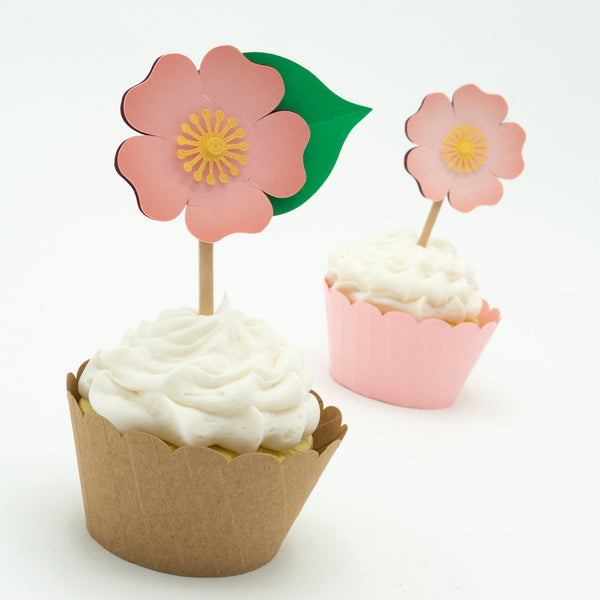 Wild Rose Cupcake Wrappers