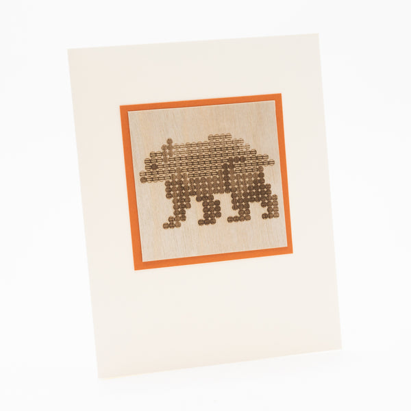 Wood Engraved Mammals Notecards