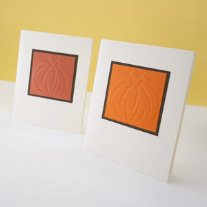 Embossed Pumpkin Notecards