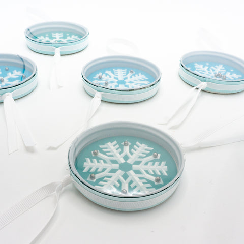 Snowflake Dexterity Puzzle Ornaments