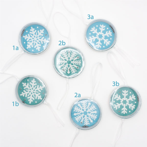Snowflake Dexterity Puzzle Ornaments