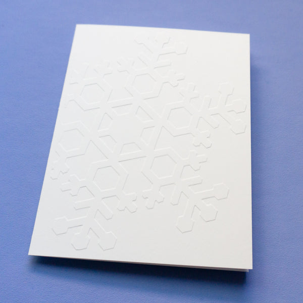 Embossed Snowflake Notecards