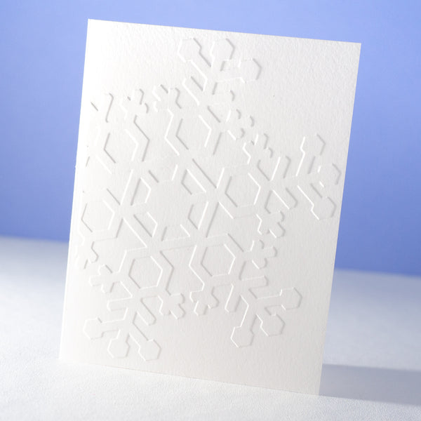 Embossed Snowflake Notecards