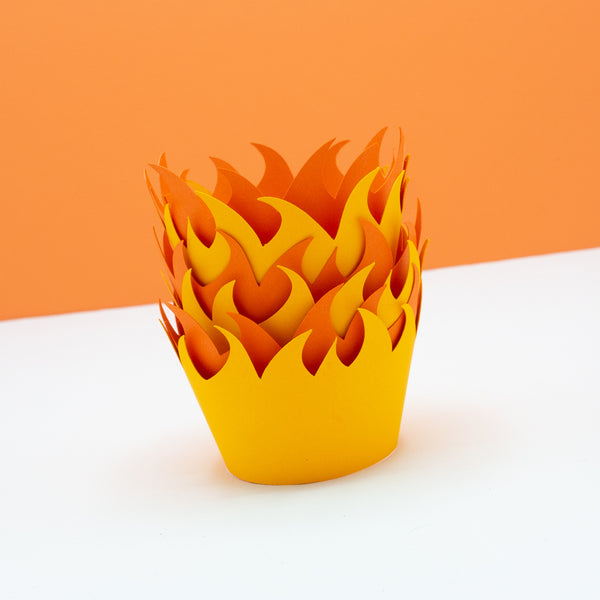 Flame Cupcake Wrappers