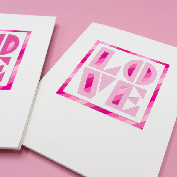 Pink Love Notecards