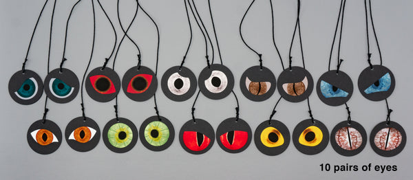 Spooky Animal Eyeball Pendants